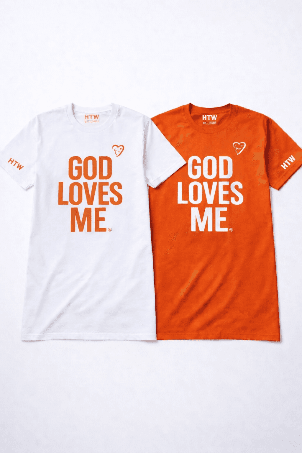 God Loves Me Graphic Statement Tee